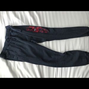 Hollister Joggers Navy/Red - Size M